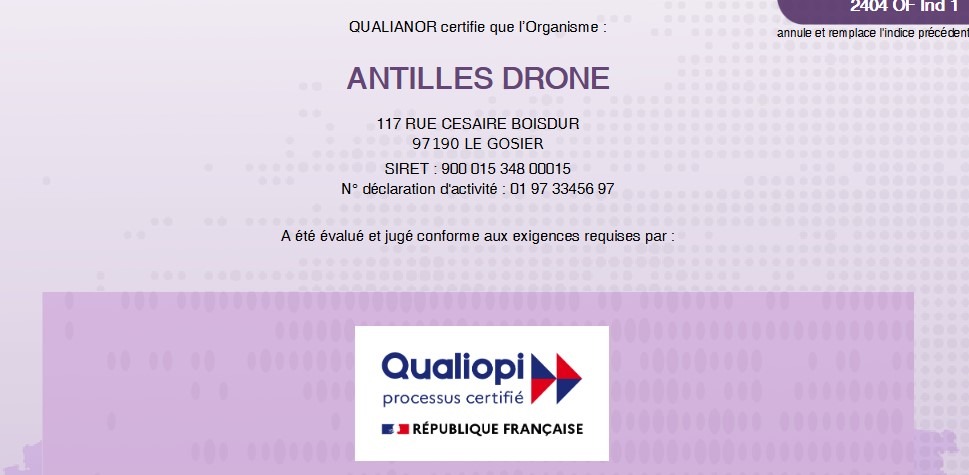 Certification QALIANOR